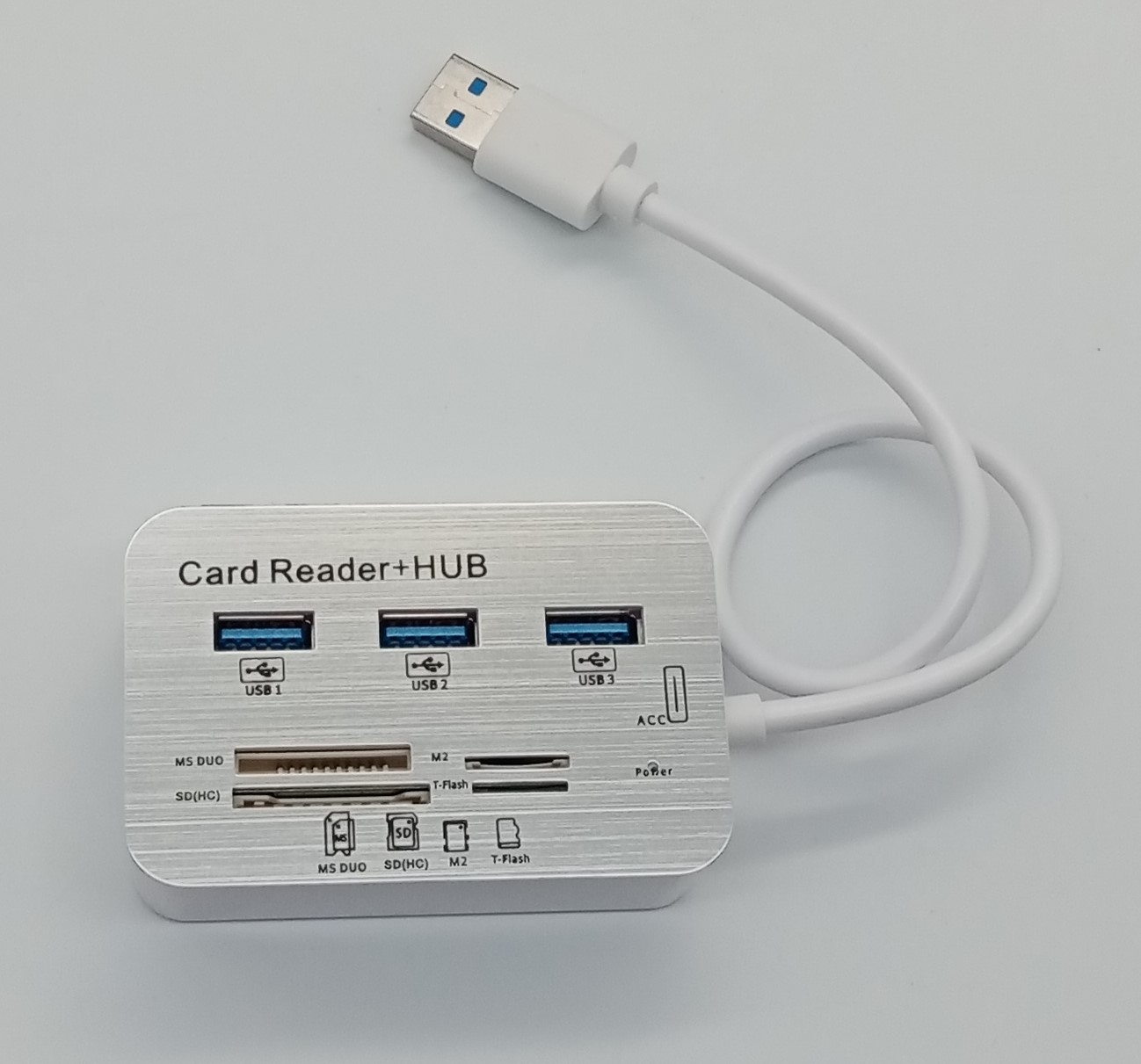Hub USB 3.0/ 3.1 con 3 puertos usb y lector de memorias