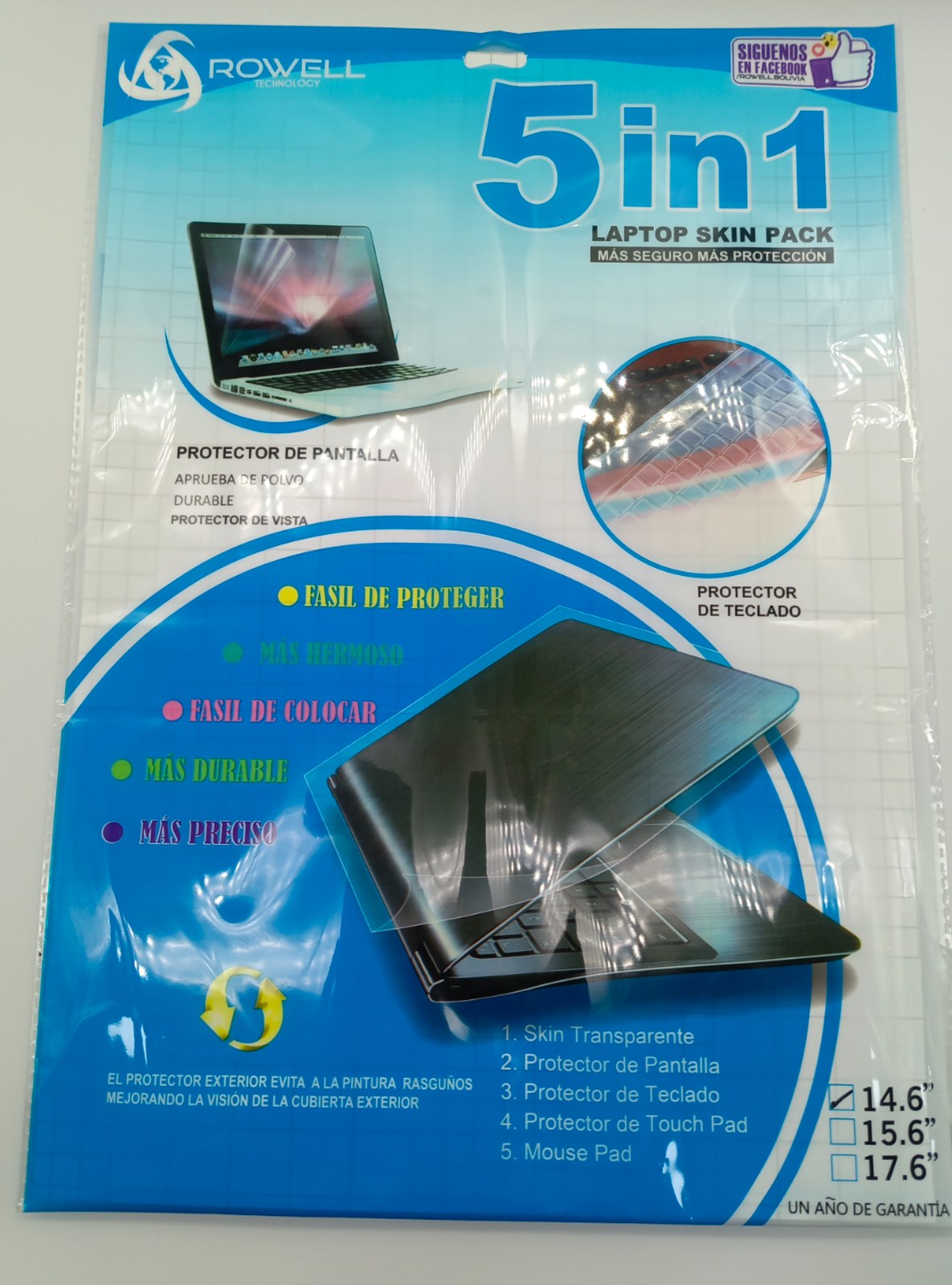 Protector para laptop 5 en 1 14,6"