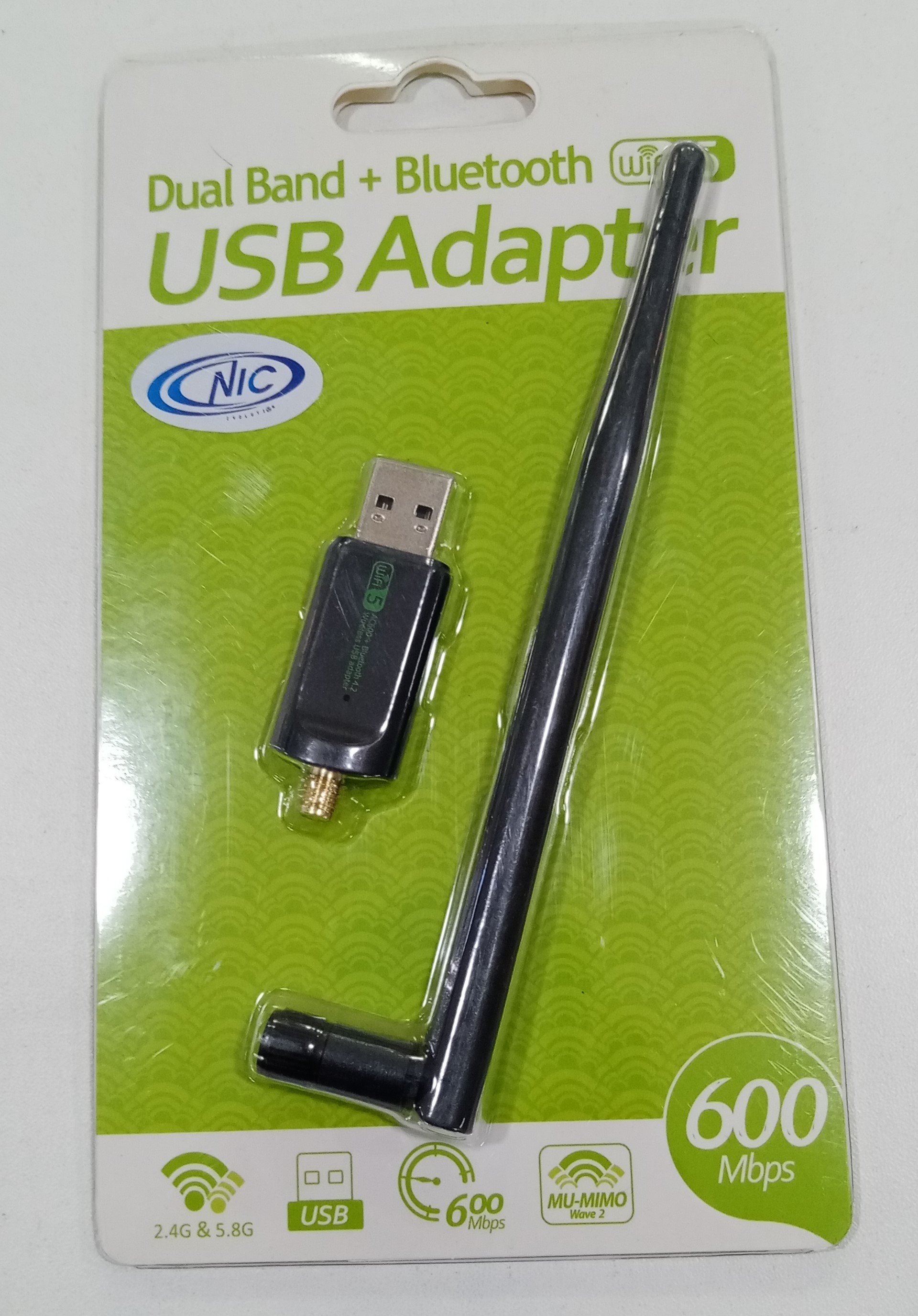Antena WIFI5 + Bluetooth 2,4G & 5,8G 600Mbps