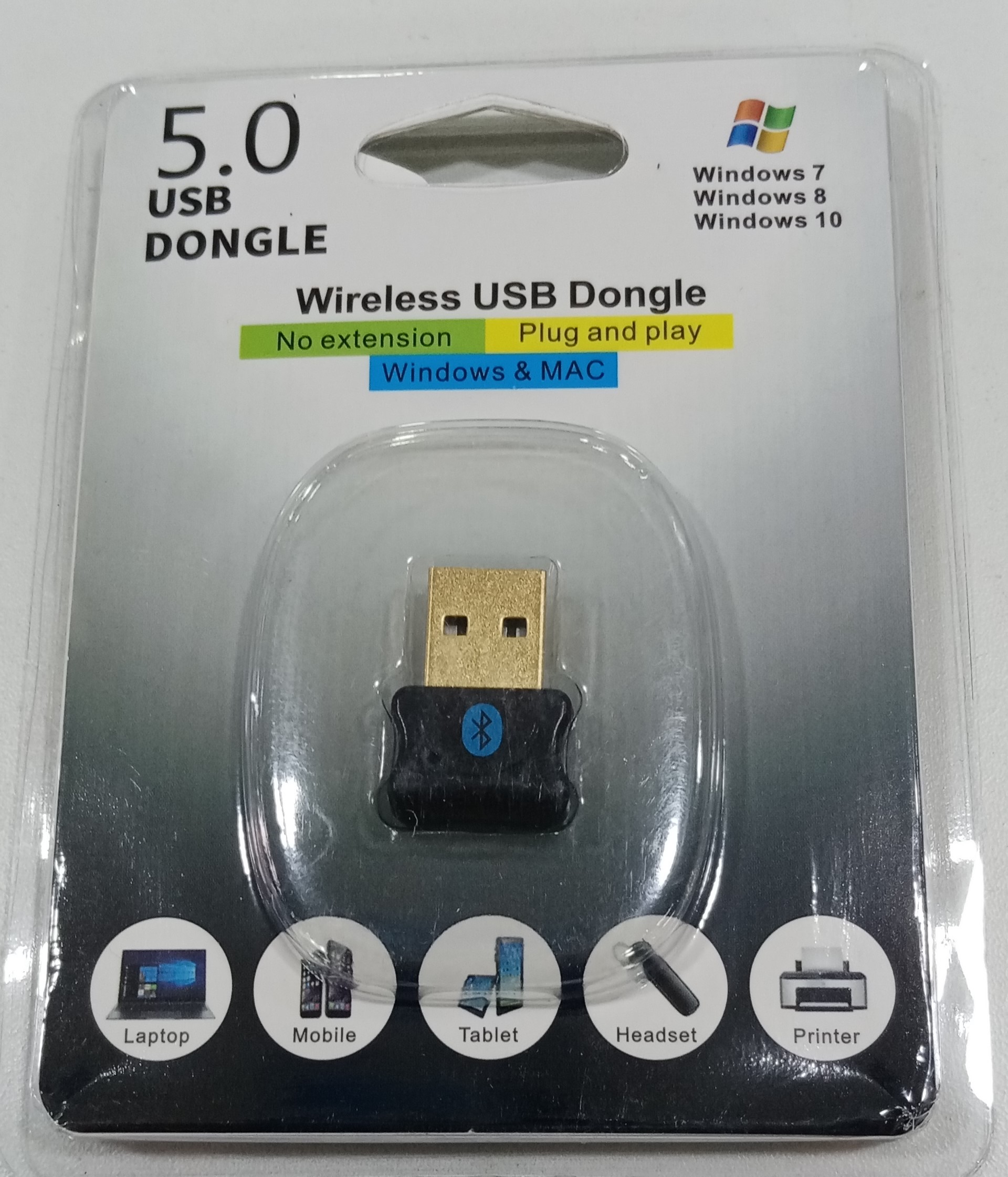 Adaptador Bluetooth 5.0 USB Dongle