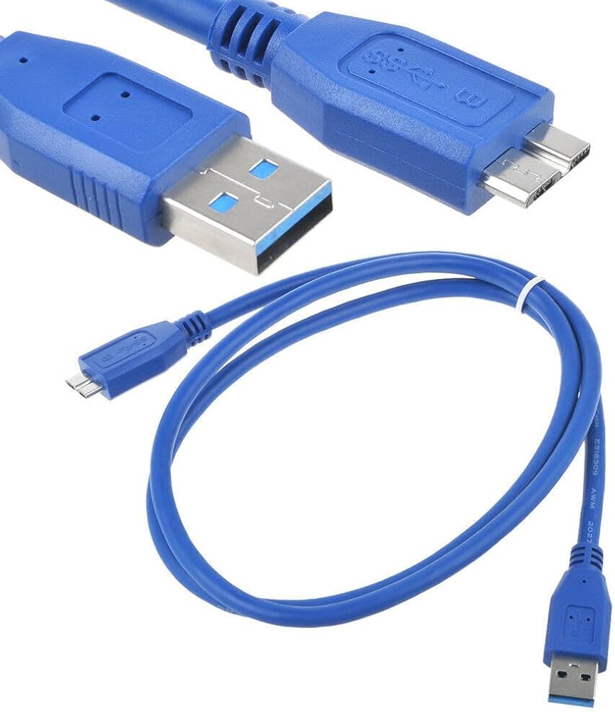 Cable para disco duro externo USB 3.0, de 1,5 metros