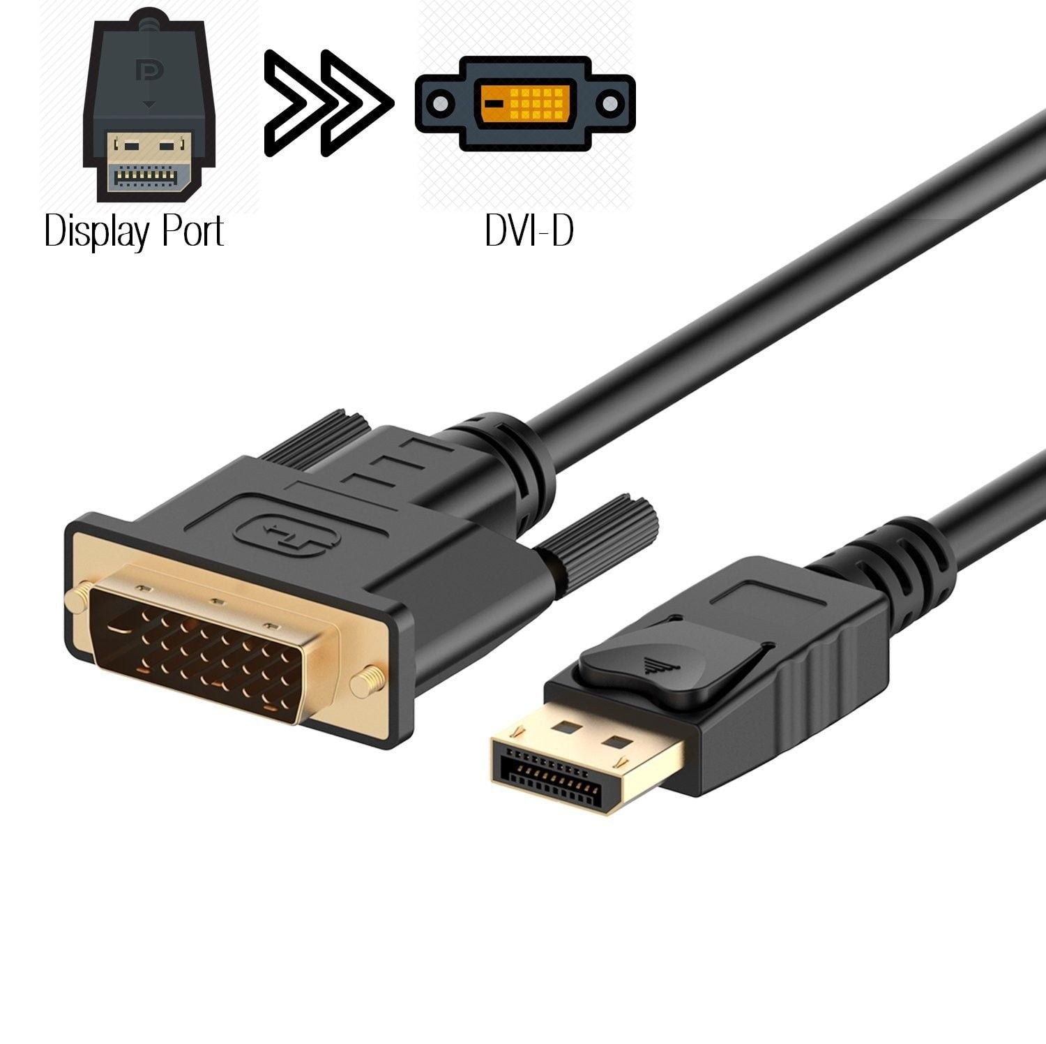 Cable Displayport a DVI D