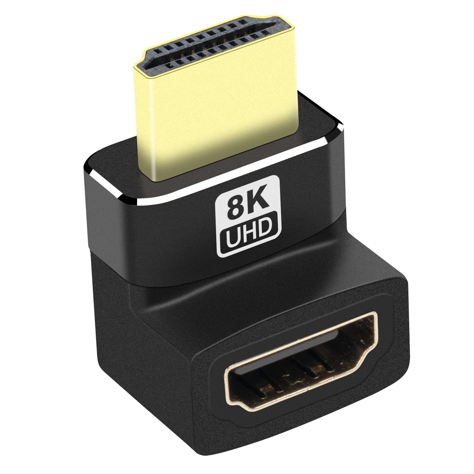 Acople HDMI 8k tipo Codo