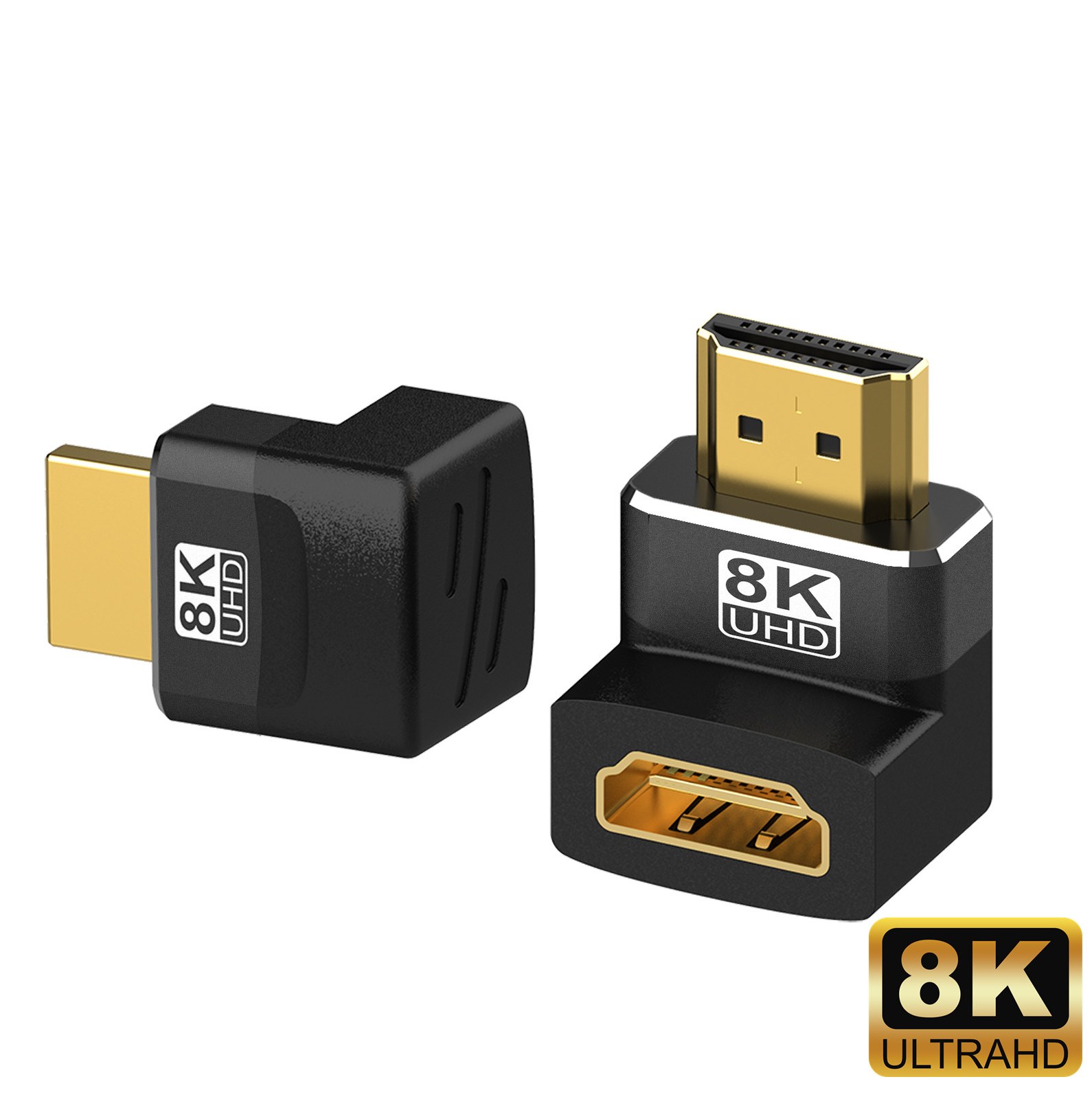 Acople HDMI 8k tipo Codo