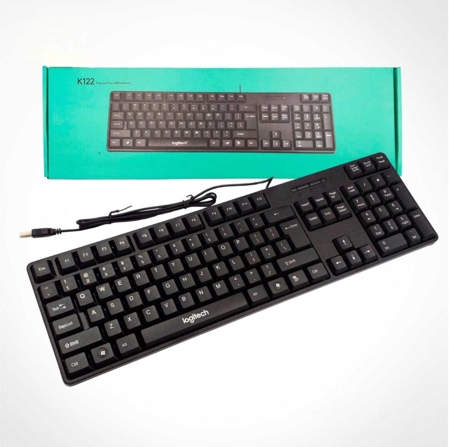 Teclado de oficina MK 122 Logitech