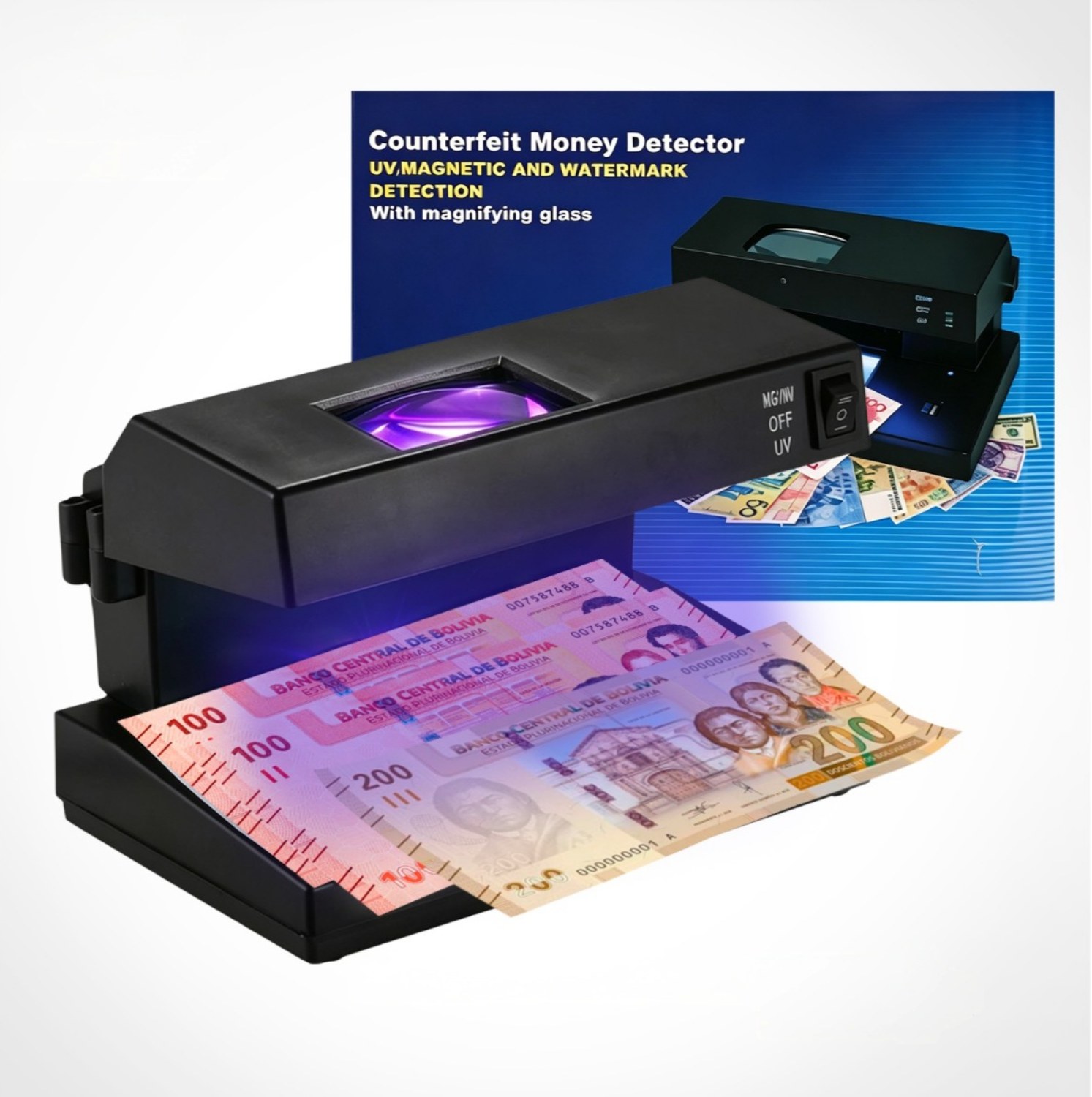 Detector de Billetes Falsos modelo AD-2038
