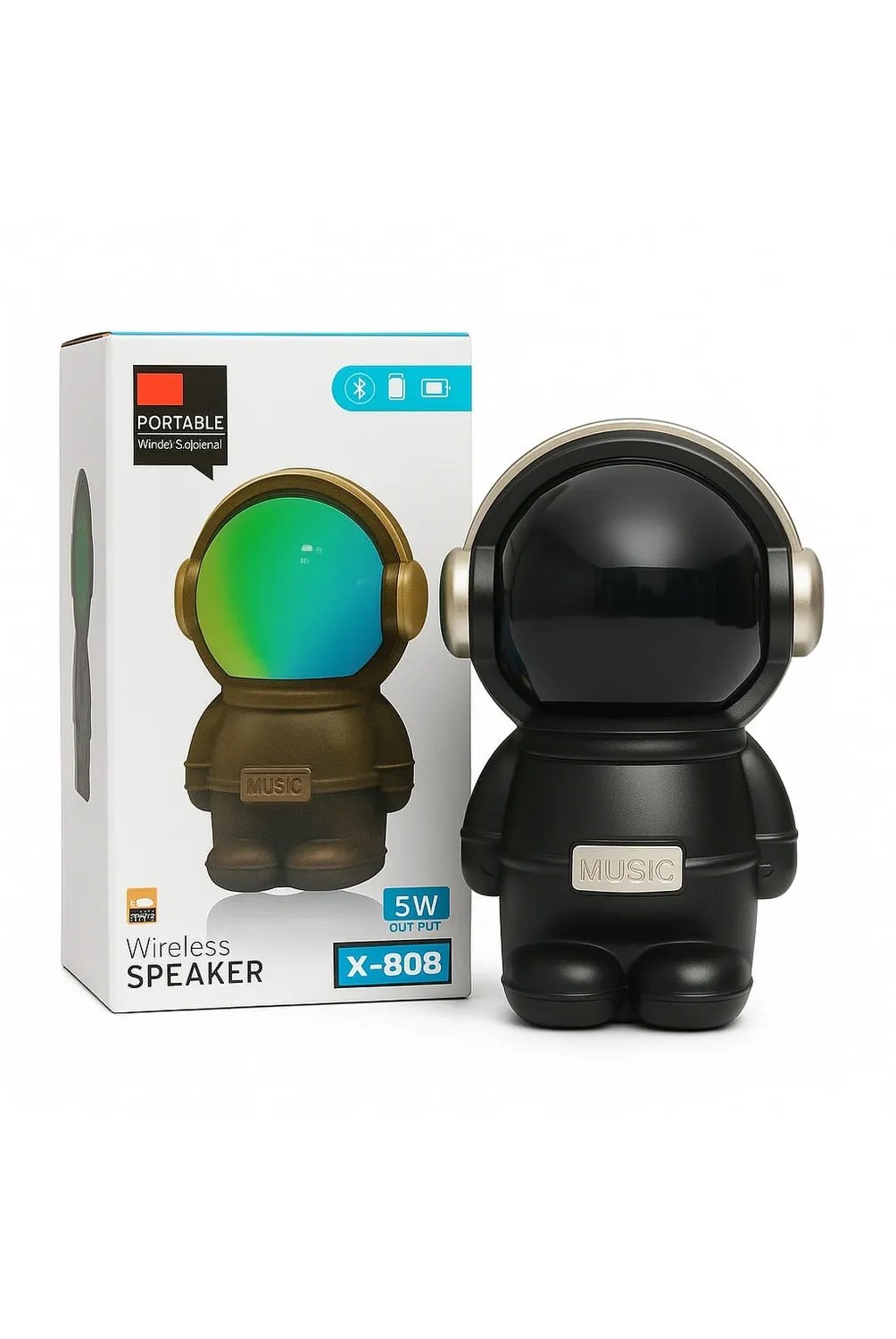 Parlante Astronauta Bluetooth RGB X-808