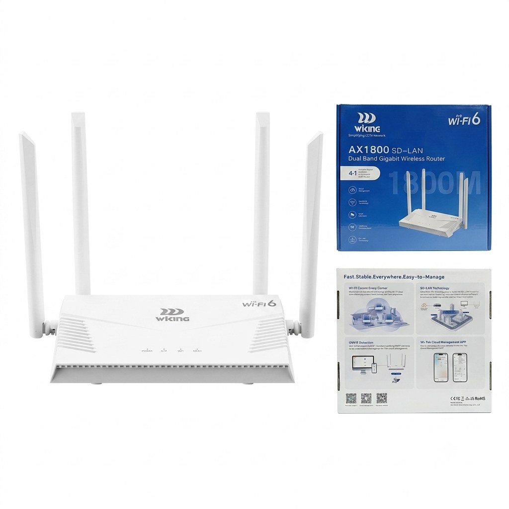 Router Inalámbrico Wi-Fi 6 Wi-Tek AX1800 SD-LAN