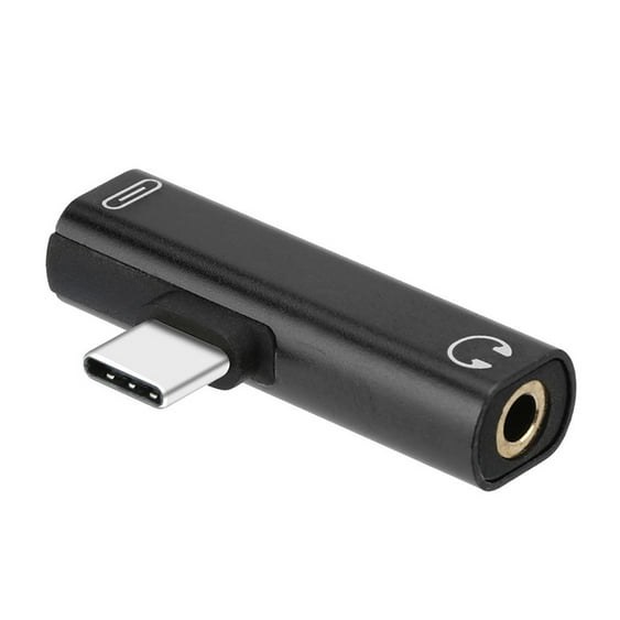 Adaptador USB Tipo C a Audio y carga