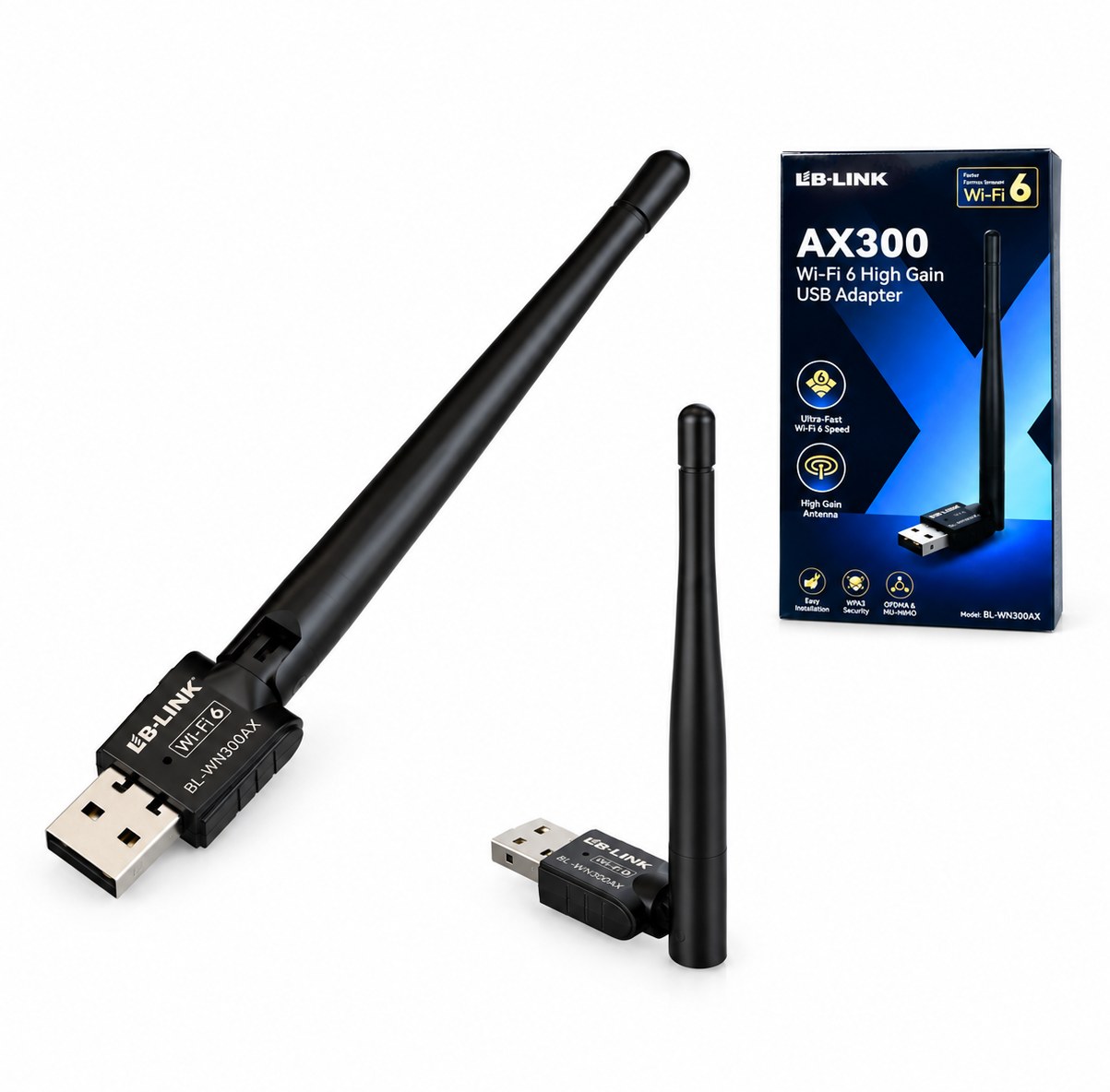 Adaptador USB Wi-Fi 6 LB-LINK AX300