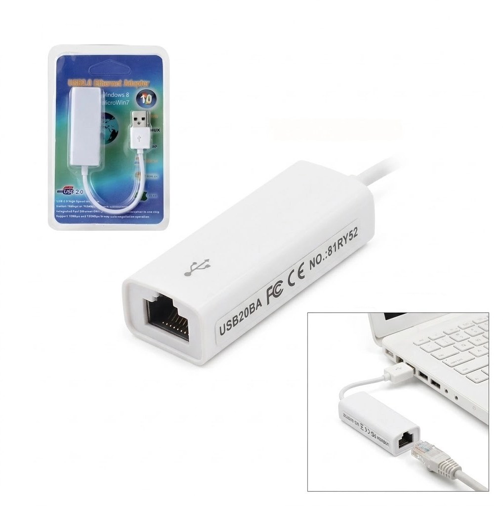 Adaptador de red USB 2.0 a RJ45