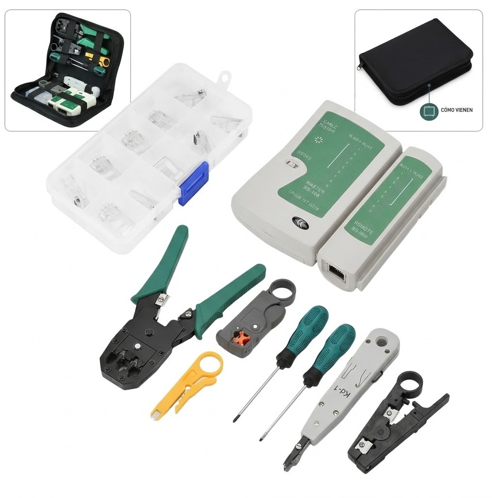 Kit de Herramientas para servicios LAN/Telecomunicaciones.
