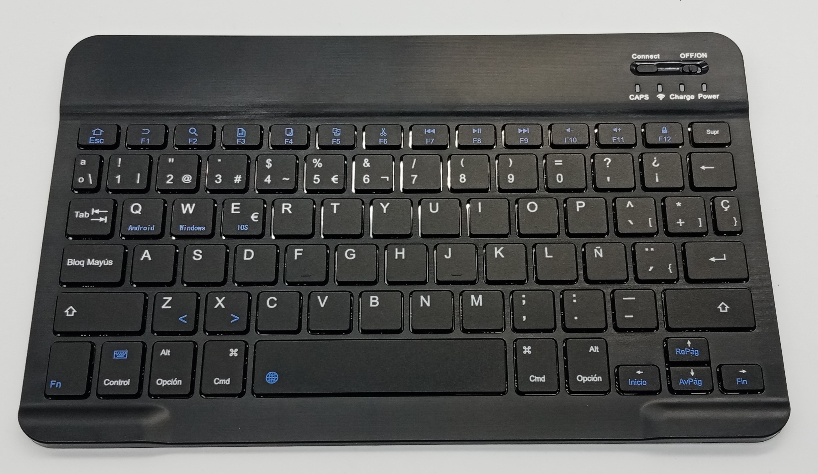 Teclado Bluetooth recargable