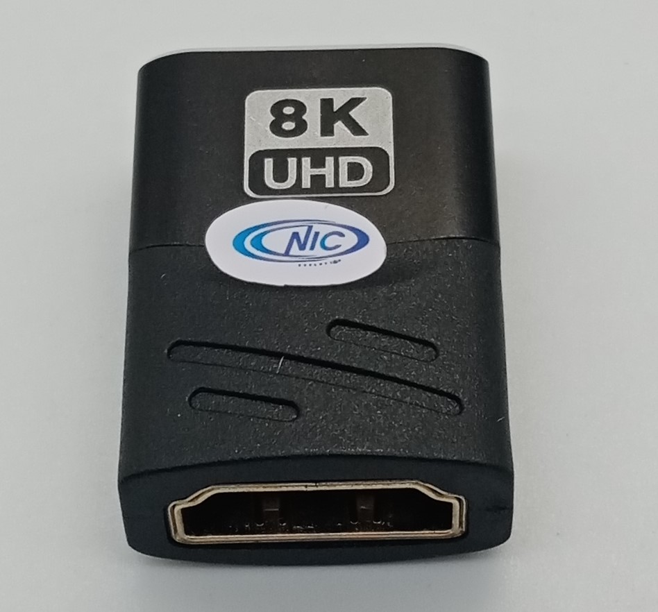 Acople de HDMI 8k hembra a HDMI hembra