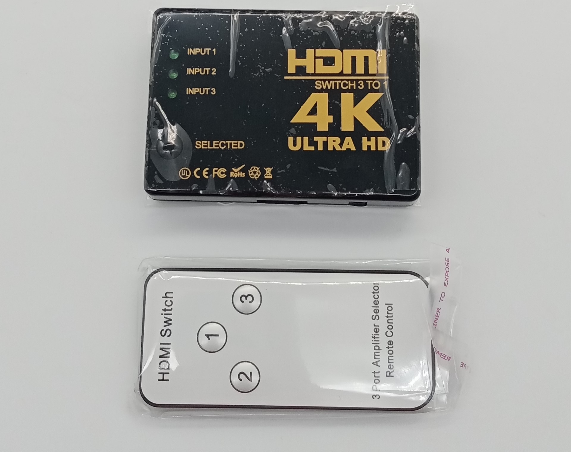 Switch Selector HDMI 3x1 con control